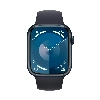 Apple Watch Series 9, 45 мм, корпус из алюминия цвета «тёмная ночь», спортивный ремешок цвета «тёмная ночь», размер M/L